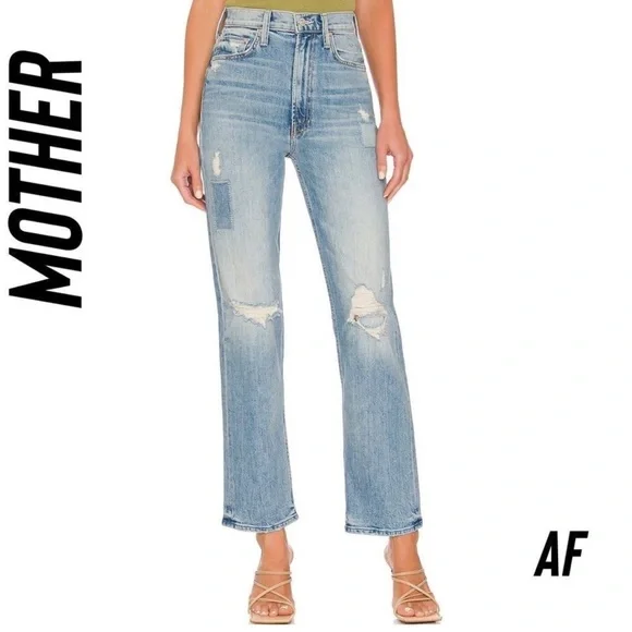 Mother Superior High Waisted Study Hover In We Are Castaways Jeans Size 26